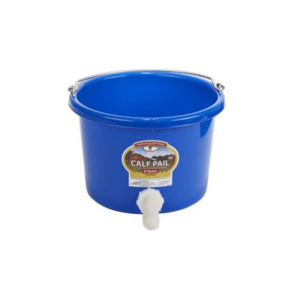 8QT Bucket with Plastic Nipple