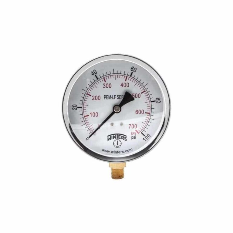 100lb Oil Filled Pressure Gauge